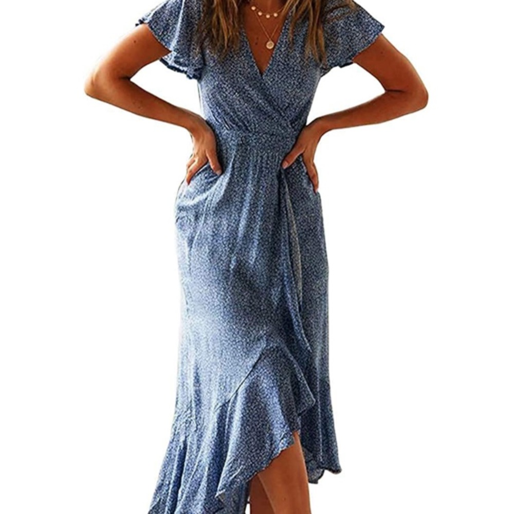 Zesica summer wrap dress